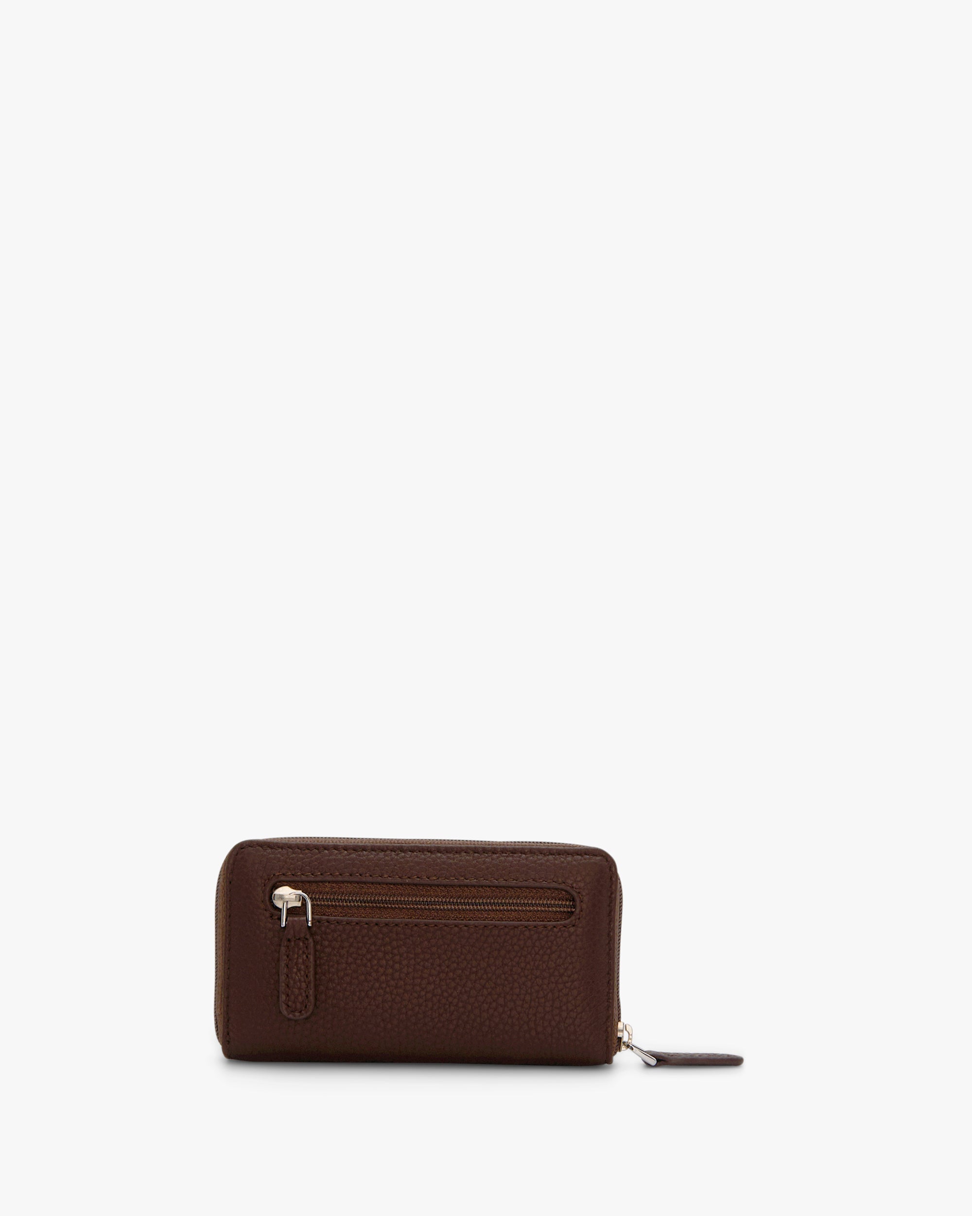NANNINI borsa secchiello pelle liscia marrone con tracolla regolabile