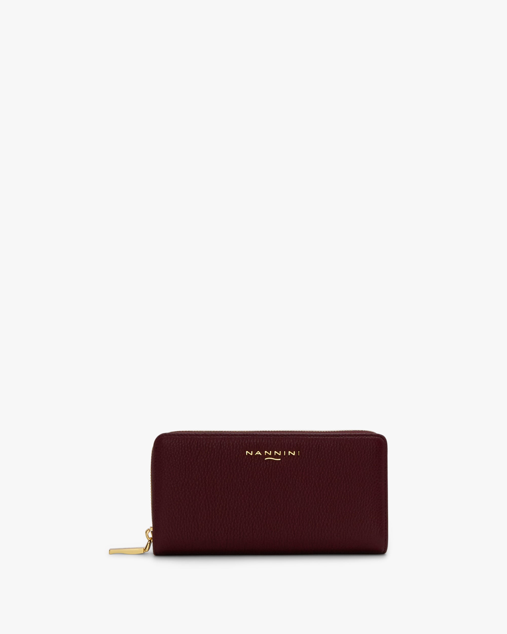 NANNINI borsa pelle martellata tracolla verde scuro metalleria