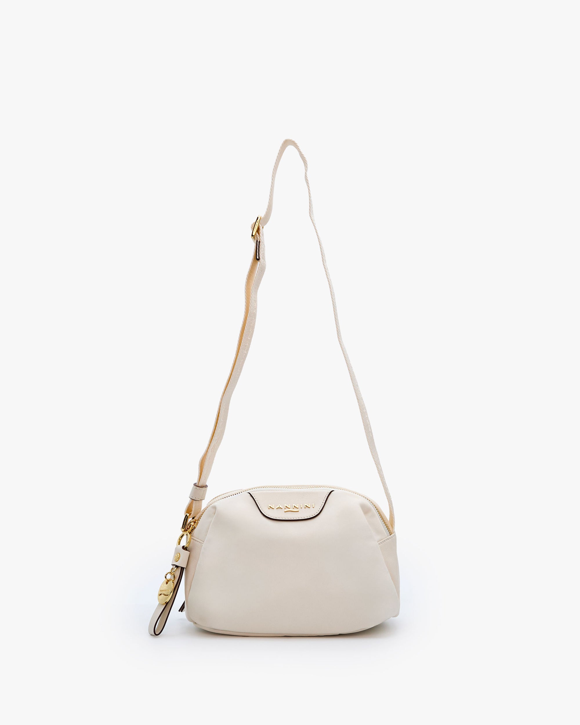 NANNINI borsa spalla donna pelle nero